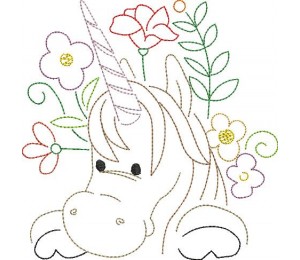 Stickdatei - Frühlingsfreunde Drache